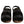 Dolce & Gabbana Black Gazelle Hair Leather Flats Sandals Shoes