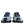 Dolce & Gabbana Blue Black Low Top NS1 Sneakers Shoes