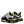 Dolce & Gabbana White Gold Black Leather SUPER KING Sneakers Shoes