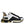 Dolce & Gabbana White Gold Black Leather SUPER KING Sneakers Shoes