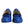 Dolce & Gabbana Blue Leather Low Top Portofino Sneakers Shoes