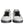 Dolce & Gabbana White Silver Crystal Logo Portofino Sneakers Shoes