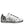 Dolce & Gabbana White Silver Crystal Logo Portofino Sneakers Shoes