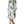 Dolce & Gabbana White Silk Floral Print A-line Midi Dress