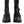 Dolce & Gabbana Black Leather Logo Mid Calf Boots Shoes