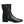 Dolce & Gabbana Black Leather Logo Mid Calf Boots Shoes