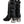 Dolce & Gabbana Black Padded DG Logo Heels Boots Shoes