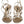 Dolce & Gabbana Beige Leather Stiletto Heels Sandals Shoes