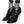 Dolce & Gabbana Black Tulle Stretch Heels Sandals Shoes