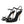 Dolce & Gabbana Black Leather Crystal Bow Heels Sandals Shoes