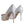 Dolce & Gabbana White Crystals Peep Toe Satin Pumps Shoes