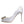 Dolce & Gabbana White Crystals Peep Toe Satin Pumps Shoes