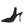 Dolce & Gabbana Black Jersey Stretch Heels Slingback Shoes