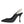 Dolce & Gabbana White Black Chevron Faux Pearl Slingback Shoes