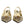 Dolce & Gabbana Gold Crystal Pumps Heels Slingbacks Shoes