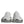 Dolce & Gabbana Silver White Daymaster Low Top Sneakers Shoes
