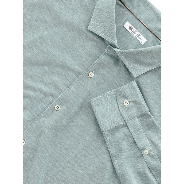 Loro Piana Light Blue Cotton Shirt