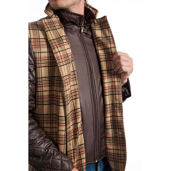 Roberto Pepe Luxury Brown Wool Jacket