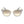 Jimmy Choo Gold Metal Sunglasses