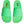 Dolce & Gabbana Green Leather Slides Sandals Beachwear Shoes