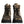 Dolce & Gabbana Bronze Padded Mid Calf Lace Up Boots Shoes