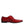 Dolce & Gabbana Red Textured Varnished Derby Men Formal Shoes