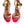 Dolce & Gabbana Pink Velvet Platform Ankle Strap Heel Sandals Shoes