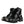 Dolce & Gabbana Black Leather Studded Trekking Boots Shoes