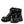 Dolce & Gabbana Black Leather Studded Trekking Boots Shoes