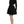 Dolce & Gabbana Black Viscose Cut Out A-line Long Sleeves Mini Dress