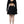 Dolce & Gabbana Black Viscose Cut Out A-line Long Sleeves Mini Dress