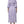 MSGM White Purple Patterned Viscose Short Sleeves Maxi Dress