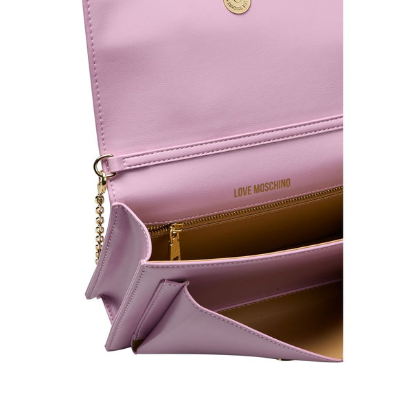 Love Moschino Purple Polyethylene Women Crossbody