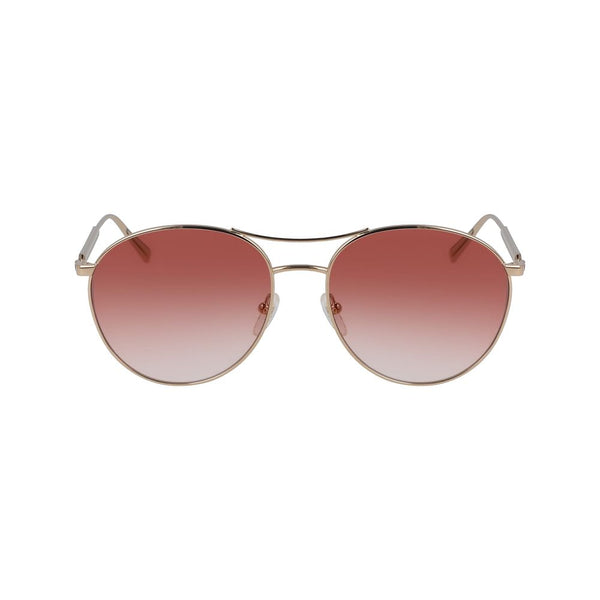 Longchamp Rose Gold Metal Sunglasses