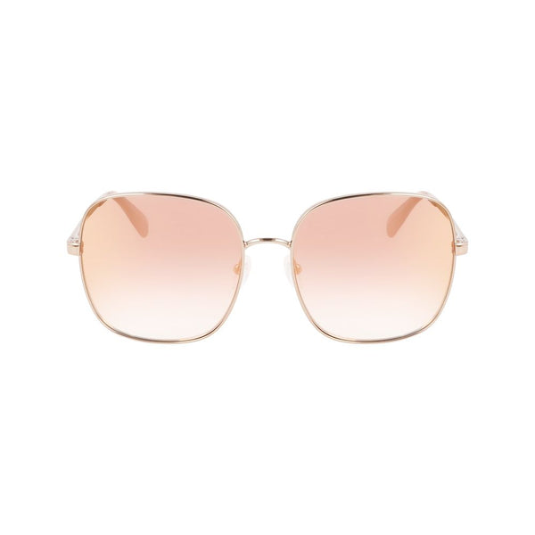 Longchamp Gold Metal Sunglasses