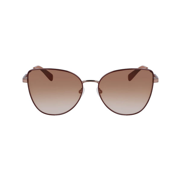 Longchamp Gold Metal Sunglasses