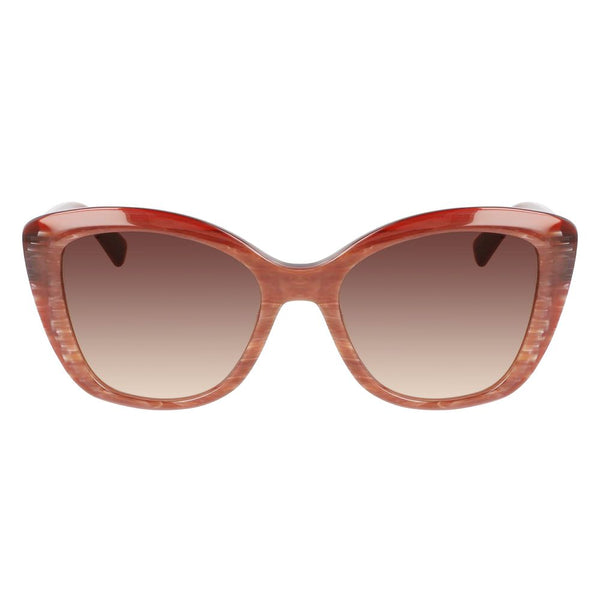 Longchamp Red Acetate Sunglasses