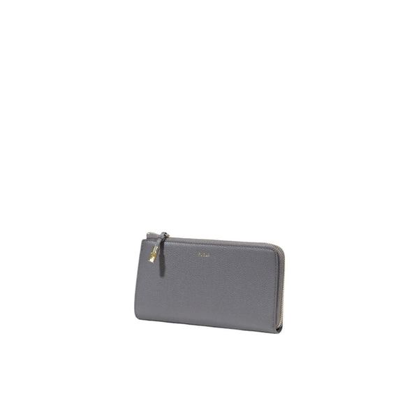 Furla Gray Leather Wallet