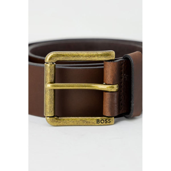 Hugo Boss Brown Leather Belt