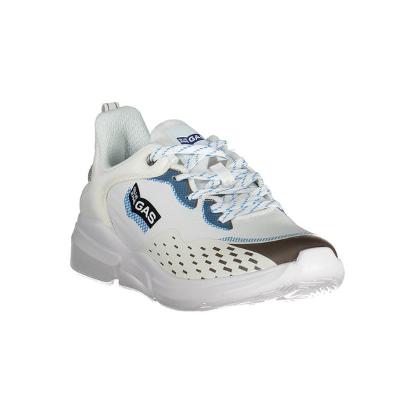 Gas White Artificial Leather Sneaker