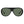 Ralph Lauren Black Acetate Sunglasses