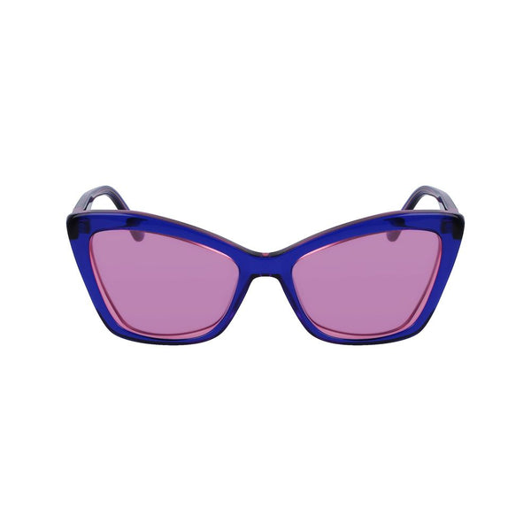 Karl Lagerfeld Blue Acetate Sunglasses