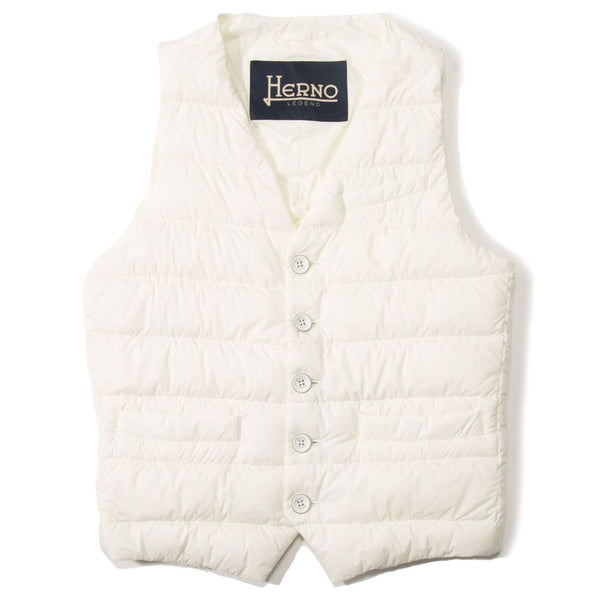 Herno White Polyamide Vest