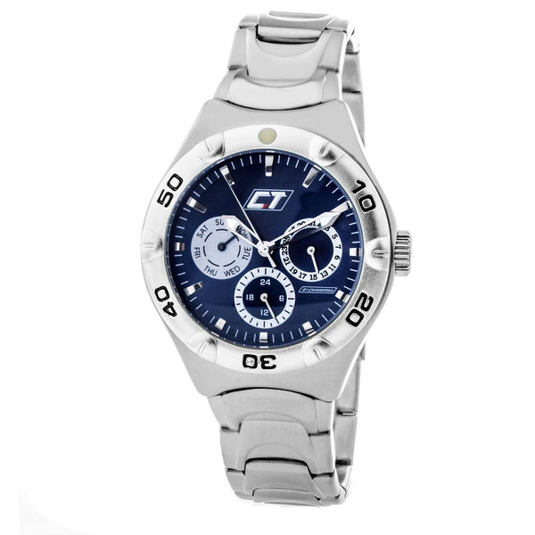 Chronotech Silver Stainless Steel Watch