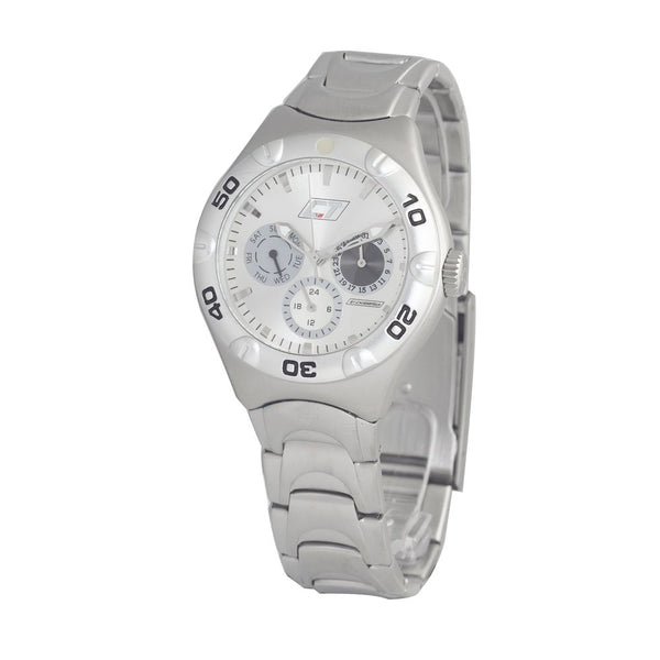 Chronotech Silver Stainless Steel Watch