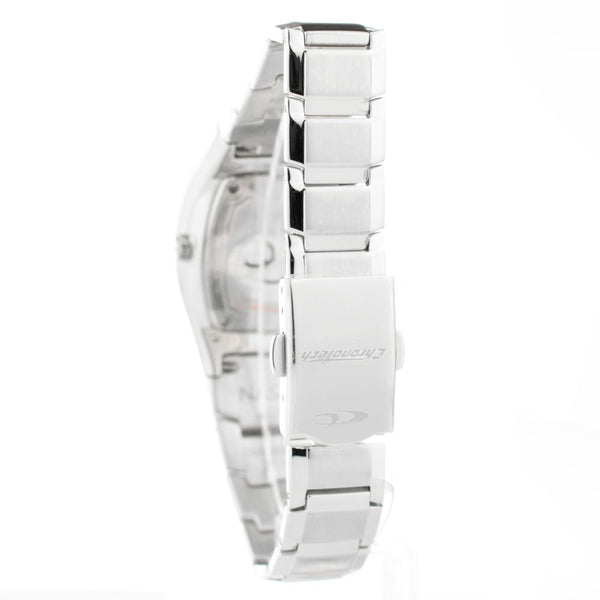 Chronotech Silver Stainless Steel Watch