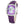 Chronotech Purple Leather Watch