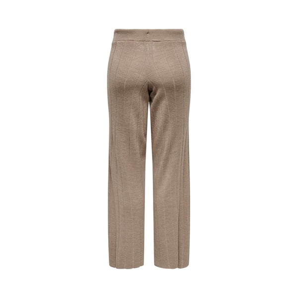 Only Beige Acrylic Jeans & Pant