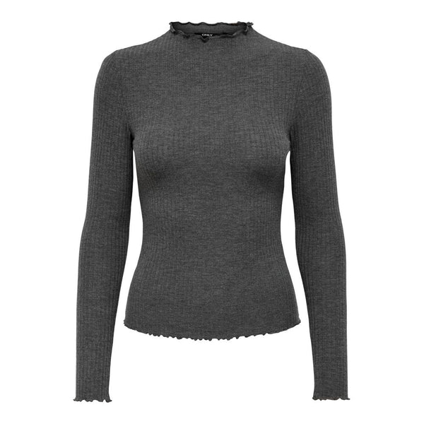 Only Gray Polyester Sweater