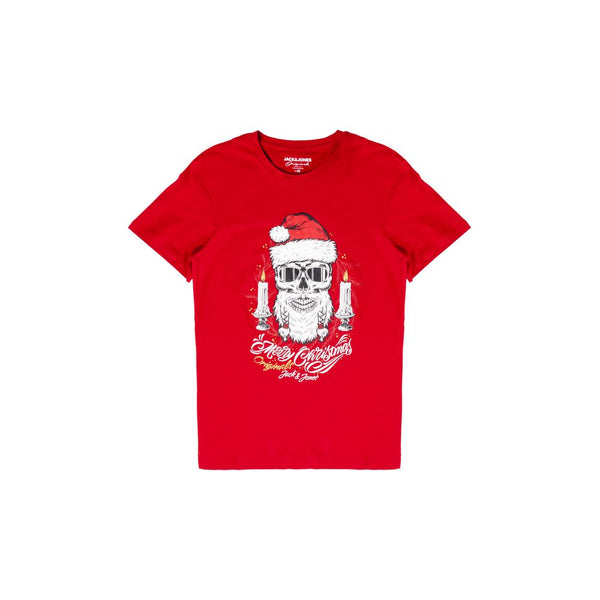 Jack Jones Red Cotton T-Shirt